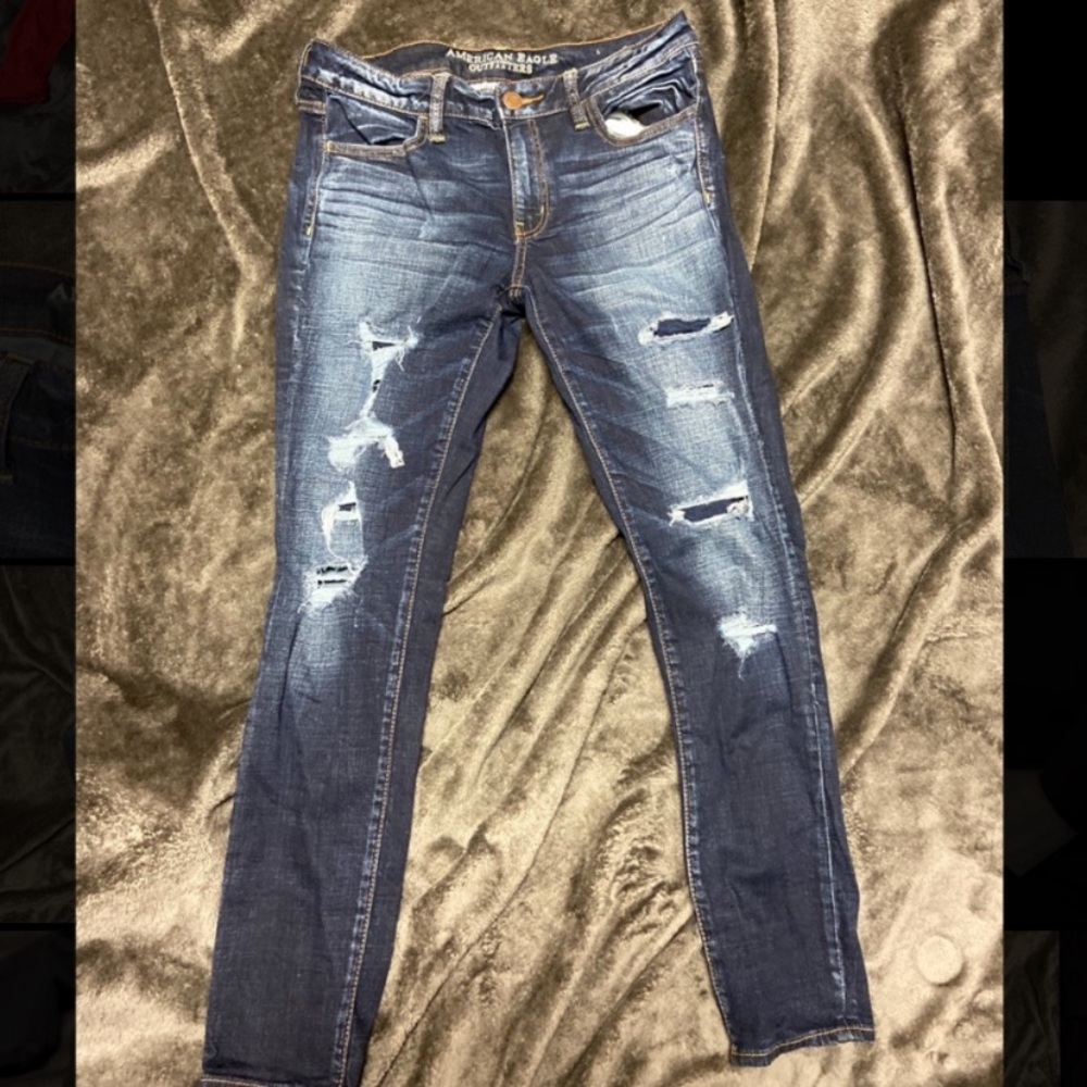 American Eagle Distressed Skinny Jeans